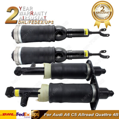 4pcs Rear Front Air Suspension Shock For Audi A6 C5 Allroad