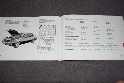 Betriebsanleitung Bedienungsanleitung Mercedes W140 300SE-500SEL sehr gut - Bild 12 von 12