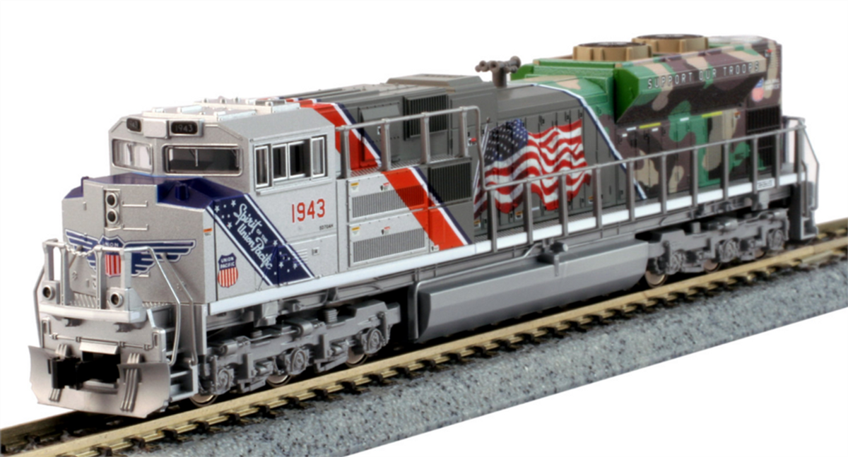 Kato N EMD SD70Ace Union Pacific UP #1943 DC LED 176-1943 | eBay