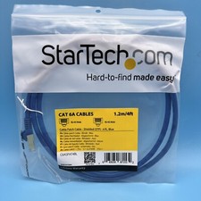 StarTech 4ft Cat6a STP Snagless Shielded Ethe...