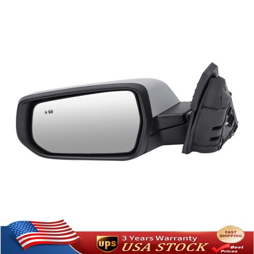 Brock Driver Side Power Mirror With Heat - Replacement For 2016-2018 Hyundai Tucson, Ready-to-Paint Black Finish - View #8