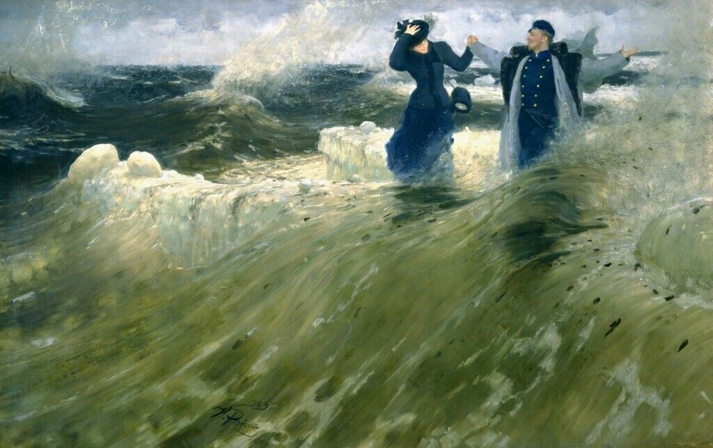 What a Freedom : Ilya Repin : Circa 1903 : Art Print What a Freedom : Ilya Repin : Circa 1903 : Art Print