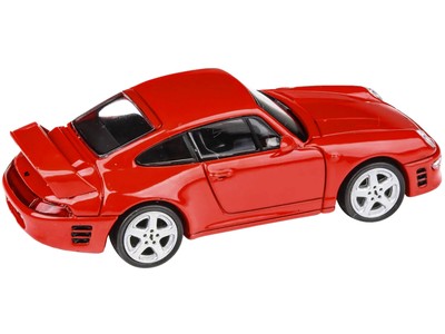 Paragon PA-55374 1995 RUF CTR2 Guards Red 1/64 Diecast Model Car
