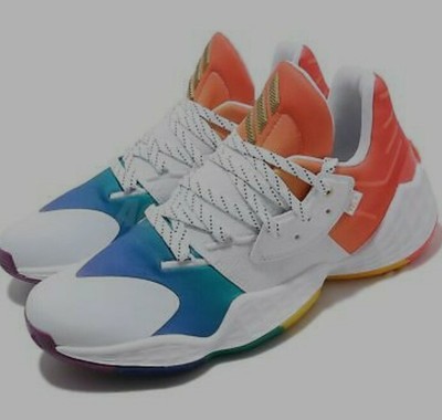 Adidas Harden Vol. 4 Pride Rainbow James Men Basketball Shoes FX4797 Size 11 | eBay