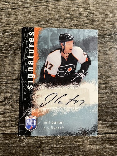 2007-08 Upper Deck Be A Player Hockey Jeff Carter BAP Signatures #S-JE Flyers - Picture 1 of 2