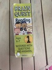 Brain Quest Learning Card Game 1st Grade Ages 6-7 Revised 3rd Edition