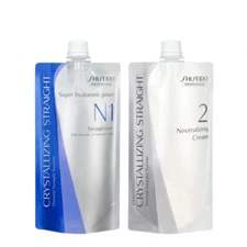 Shiseido Crystallizing Hair Straightener  N1+ Neutralizer  400g & PROMOTION