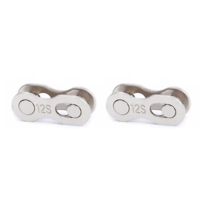ZWEI PAAR 12 GANG KETTENGLIEDER VERBINDER MASTER SPLIT LINK LOCK MTB RENNRAD