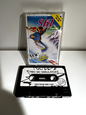 Sinclair ZX Spectrum 48K / 128K Spiel - Profi Skisimulator - Codemasters