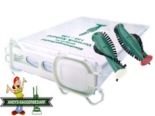 6 Staubsaugerbeutel Vlies geeignet Vorwerk Kobold VK 135 136 + Bürsten EB 351