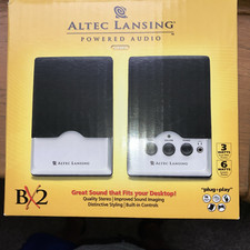 Altec Lansing BX2 Powered Audio Stereo Speakers For PC, MP3 Players, Gaming
