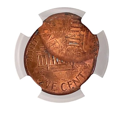 1714. エラー オフセンター 1982年 リンカーン 1セント硬貨