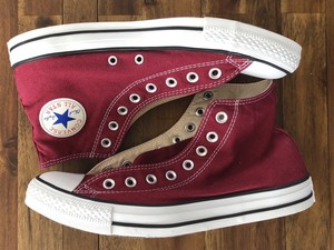 converse all star chuck taylor high top Burgundy Size 9 Men's | eBay