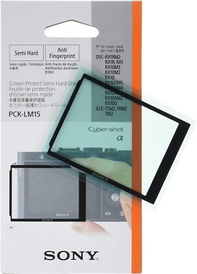 Sony PCK-LM15 LCD Screen Protect Semi Hard Sheet A7 RX1 RX100 II RX100 V M3 M5