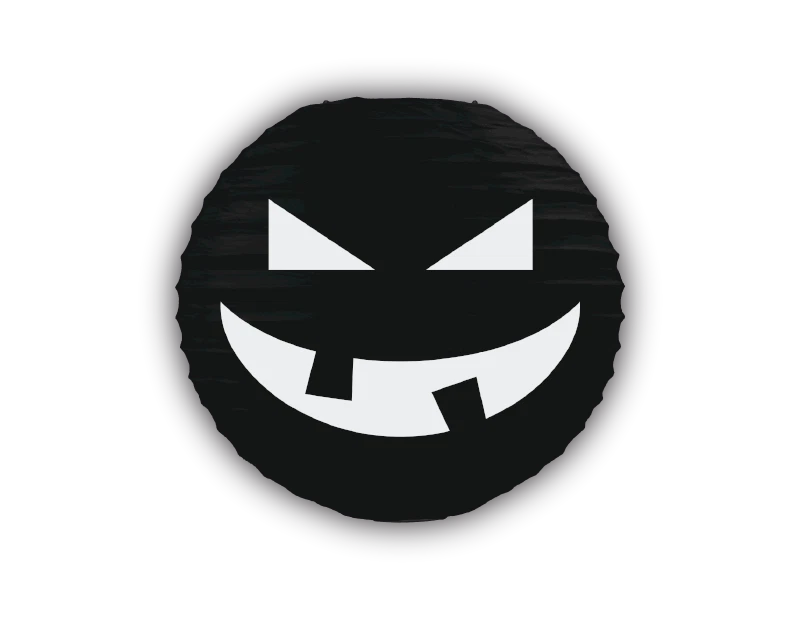 Pumpkin Paper Lantern 2 Pack Black Halloween Party Decoration Jack O'Lantern UK - Image 3 of 3