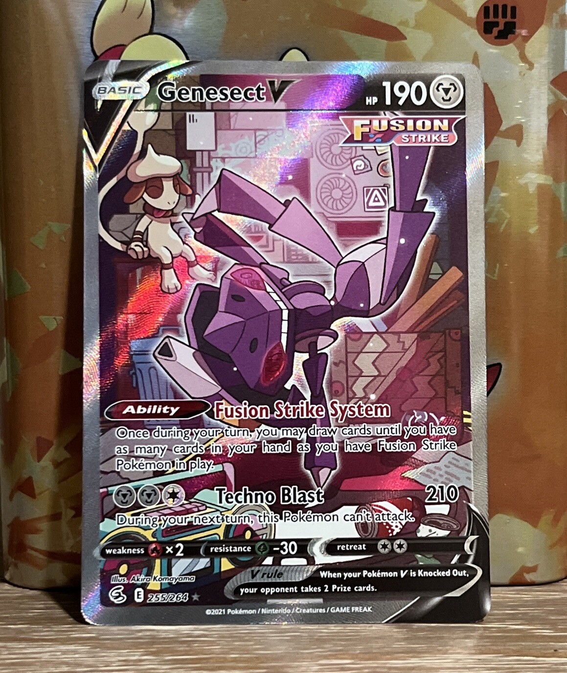 Pokémon TCG Genesect V Alt Art From Fusion Strike. Pack Fresh eBay