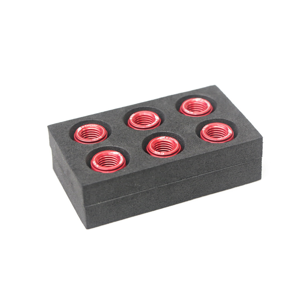 Red CNC Racing Rear Sprocket Nuts M10 For Kawasaki Z900RS 18-20 19