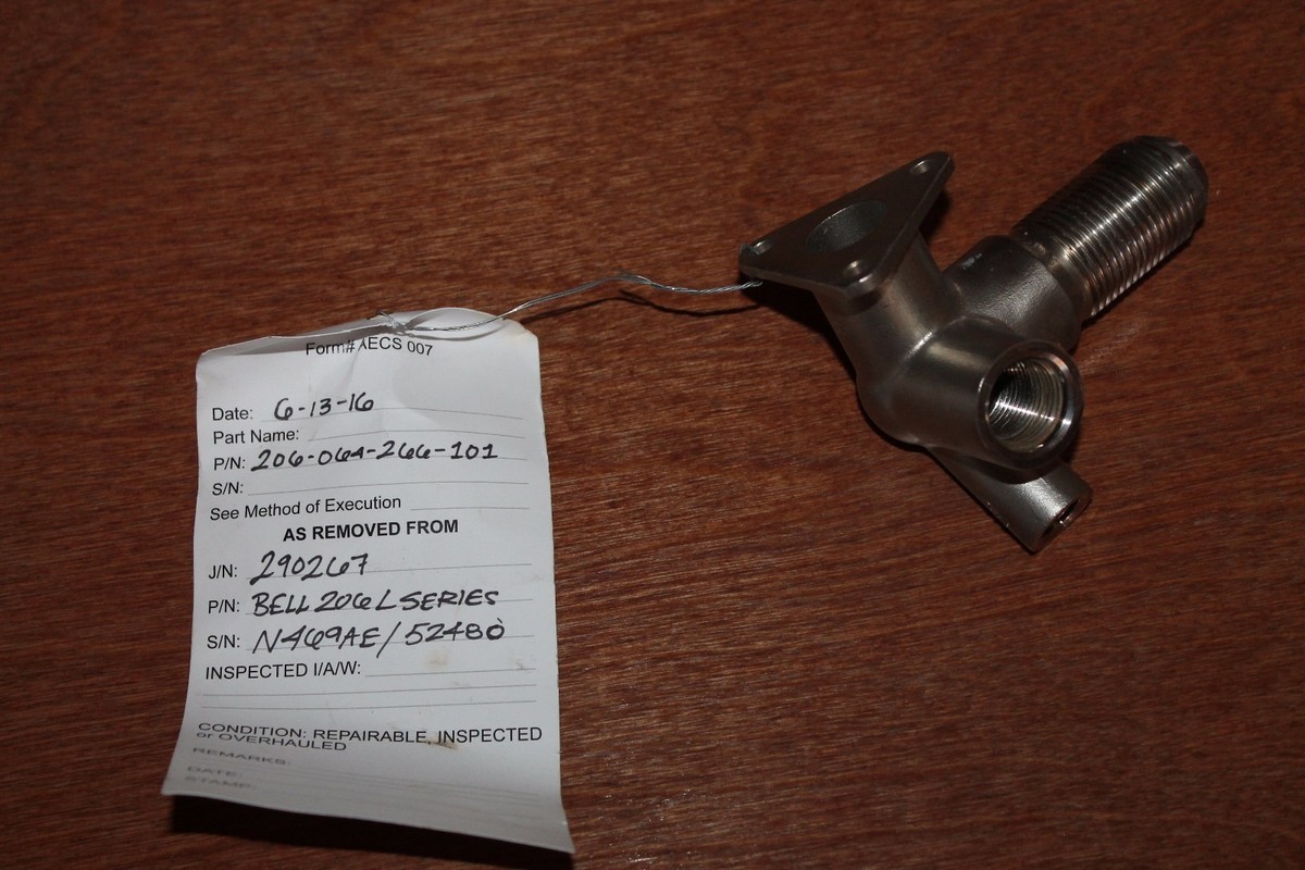 Bell 206 Helicopter Fitting 206-064-266-101 | eBay
