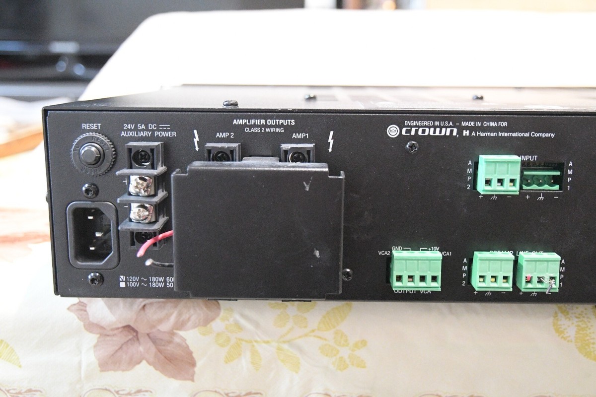 Crown 280A 2 Channel, 2 x 80W Professional Amplifier | eBay Crown 280A 2 Channel, 2 x 80W Professional Amplifier | eBay