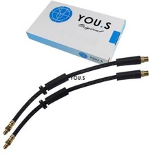 2 x YOU.S Bremsschläuche Vorderachse Links & Rechts für BMW 5er Touring (E34)
