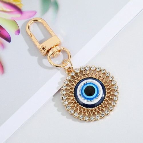 Creative Devil's Eye Keychain Bag Pendant Oil Drop Eye Door Buckle Accessories - Picture 7 of 19