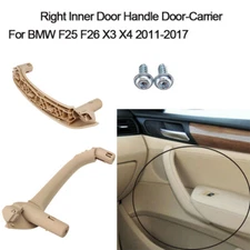 For BMW X3 F25 X4 F26 11-17 Beige Right Door Interior Inner Handle Pull Trim Kit