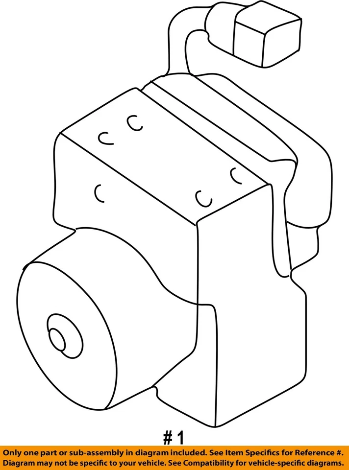 Conjunto de bomba de freno antibloqueo ABS OEM 2001 2002 Nissan Frontier SE tracción trasera automática Foto 4 de 4
