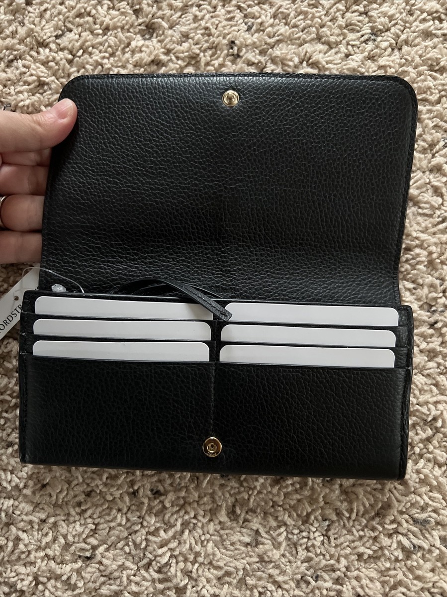 Chloe Alphabet Wallet with Flap Black Leather Retail $710 | eBay