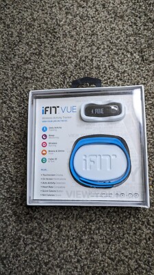 NIB iFit Vue Wireless Activity Tracker Watch Women Blue