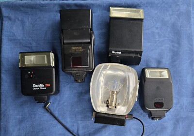 Konvolut Foto - Blitzgeräte, Bilora,Canons,Rollei, Sunpak, Starblitz