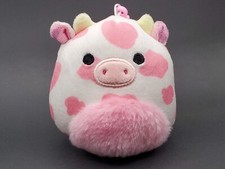 Squishmallow Evangelica 3.5  Valentines Clip Cow 2023 Stuffed Plush