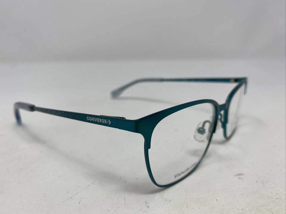 Marco de gafas con borde completo de metal verde azulado Converse VCJ008 VERDE AZULADO 48-15-130 P638 Foto 3 de 4