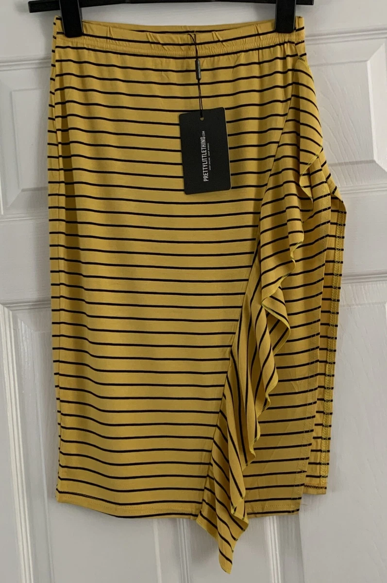 Mustard skirt matalan online