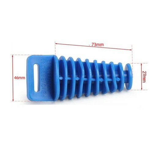 Muffler Exhaust Pipe Silencer Wash Plug For ATV Quad Pit Dirt Bike Scooter Moped - Picture 5 of 5