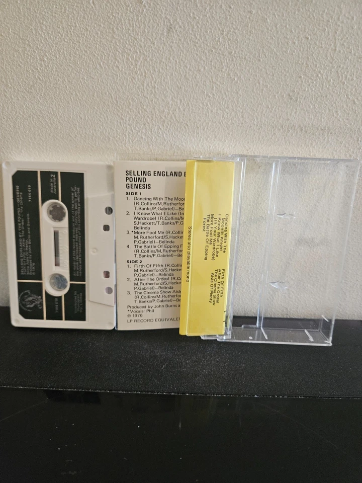 GENESIS Selling England By The Pound 1976 CASSETTE TAPE RARE AUSTRALIAN REISSUE - Image 3 of 4
