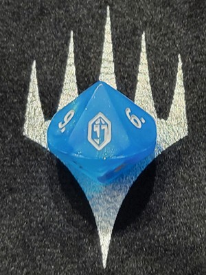 final fantasy mtg dice bag MTG Final Fantasy Prerelease Felt Dice Bag + 2x Promo Blue Crystal D10's NEW