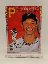 2023 Topps Chrome Platinum Cal Mitchell Rose Gold Mini-Diamond Refractor /75 
