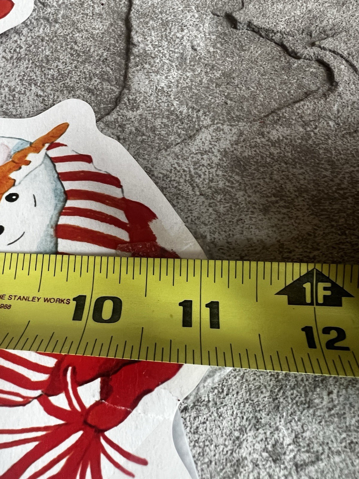 90s Vintage Christmas Wall Paper decoration Die Cuts Lot Of 6