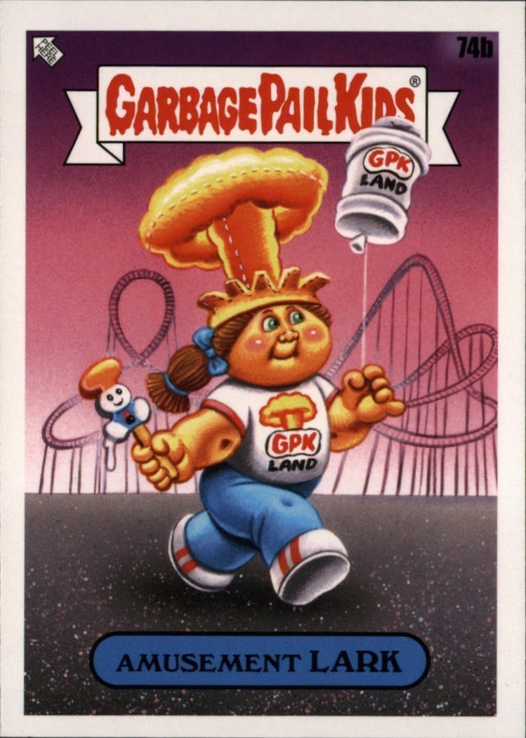 2023 Topps Garbage Pail Kids Go On Vacation #74b Amusement Lark front
