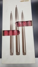 Candle-Lite 10  Hand Dipped Long Taper Red Candles Box of 12 Made in USA NOS