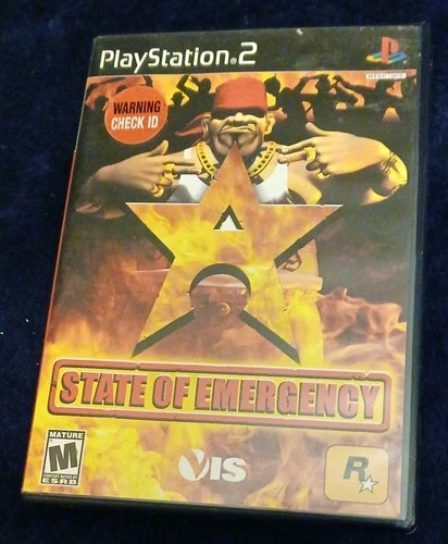 State of Emergency - (Sony PlayStation 2, 2003) PS2 CIB W/ Reg Card Tested Mint