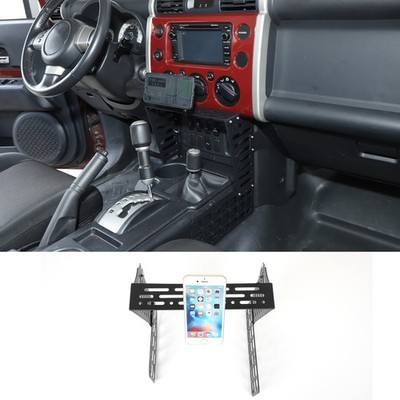 Center Console MOLLE Panel Bracket Cell Phone Holder For Toyota FJ Cruiser 07-21