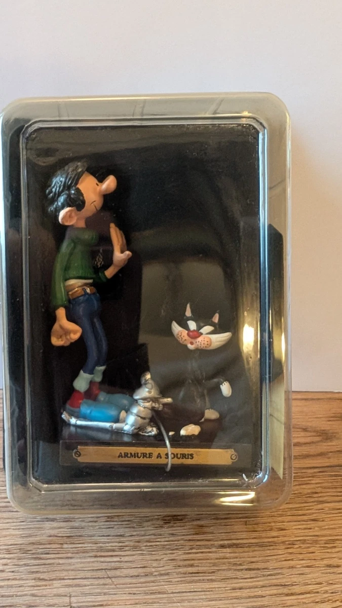 Figurine Gaston Lagaffe - L'Agent Longtarin (Franquin/Marsu) - Résine 21cm - NEUVE Sous Blister