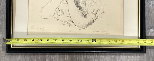 Doris Klein Signed Print Pensive Child #3 Of 6 Framed 15" X 18" - Picture 11 of 11