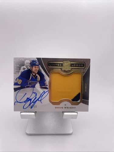 2014-15 UD THE CUP LIMITED LOGOS DOUG WEIGHT AUTOGRAPH AUTO PATCH /50