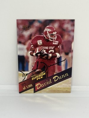 1995 Superior Pix Auto /5000 David Dunn #55 Rookie Auto RC