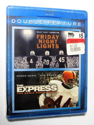 NEW Friday Night Lights/The Express Ernie Davis [Blu-ray DOUBLE FEATURE] FREE