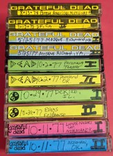 10 Grateful Dead 1975-77 LIVE concert cassett...