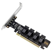 New 4.0 PCI-E X16 to 4 SFF-8643 U.2 NVME Expansion Card SSF 8643 to SFF-8639 SSD