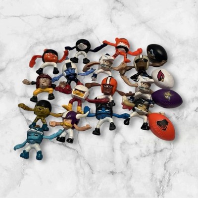 NFL Rush Zone Rusher Lot of 15 Figures & 4Footballs McDonalds Toys NFL